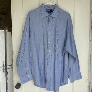 Polo by Ralph Lauren Men's Dress Shirt blue
